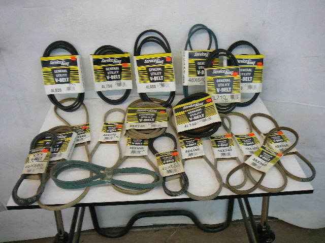 lot 19 image: V-Belts with Tote