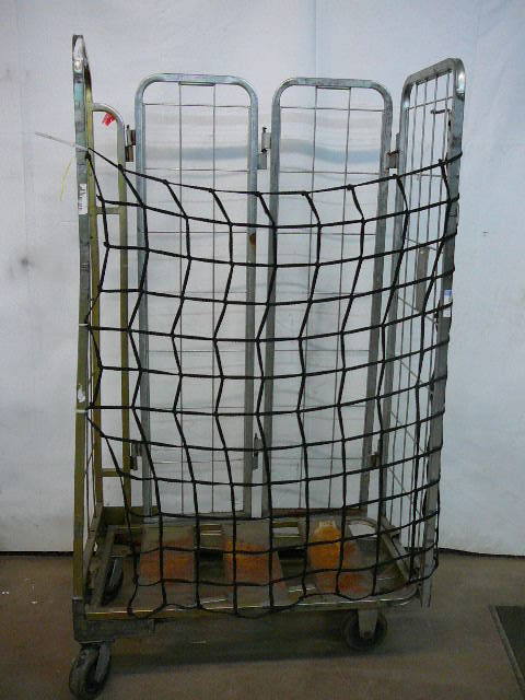 lot 60 image: Steel Freight Cart With 6 Casters