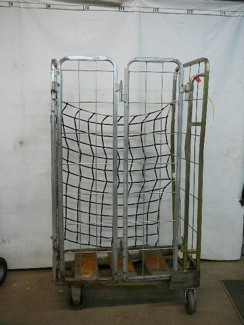 lot 62 image: Steel Freight Cart With 6 Casters