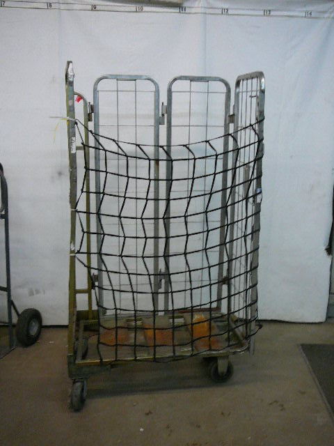 lot 63 image: Steel Freight Cart With 6 Casters
