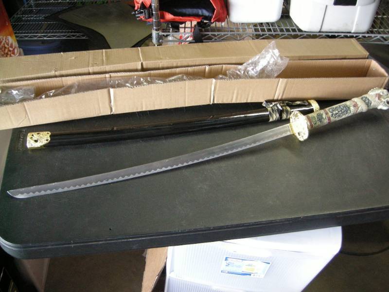 lot 24 image: Samurai Style Sword