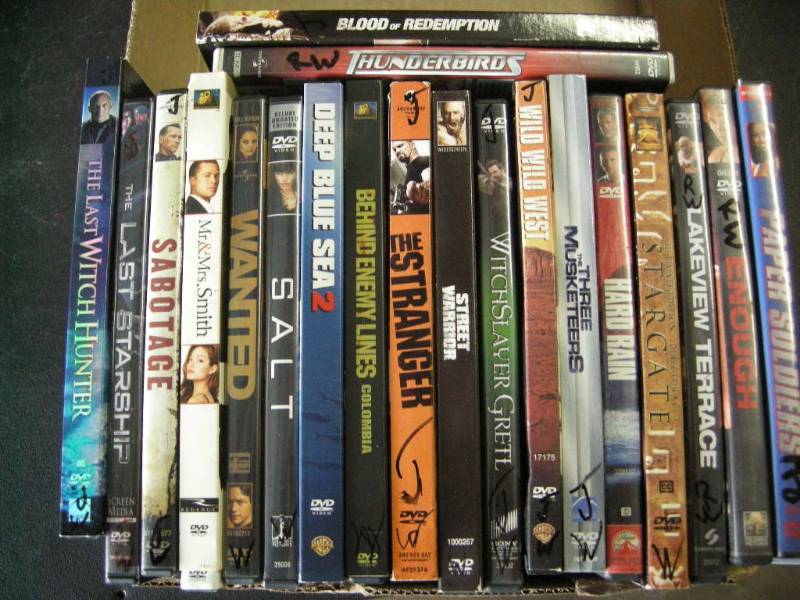 lot 27 image: 20 Action DVDs