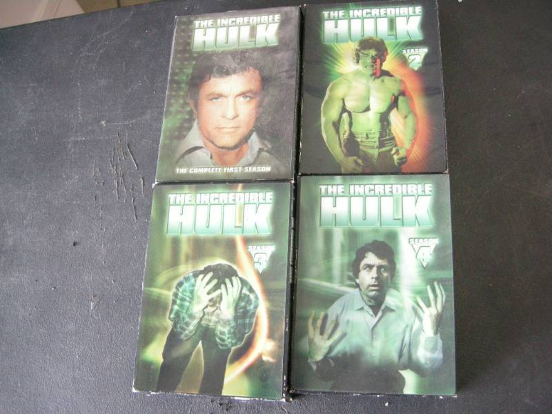 lot 51 image: Incredible Hulk 4 Season DVD Sets