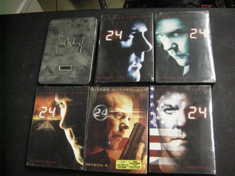 lot 58 image: 24 (Kiefer Sutherland) DVD Series Set
