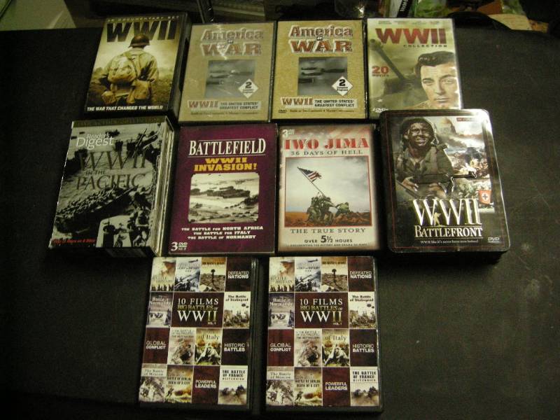 lot 59 image: WWII DVD Series Sets