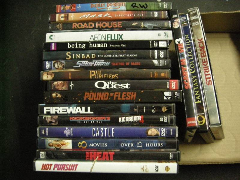 lot 60 image: 20 ActionFantasy Movie DVDs