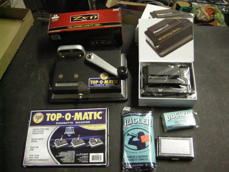 lot 65 image: Top-O-Matic, PowerMatic Cigarette Machines