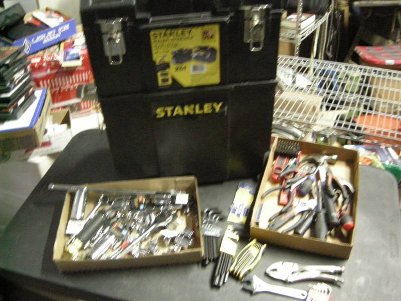 lot 69 image: Stanley Toolbox with Tools