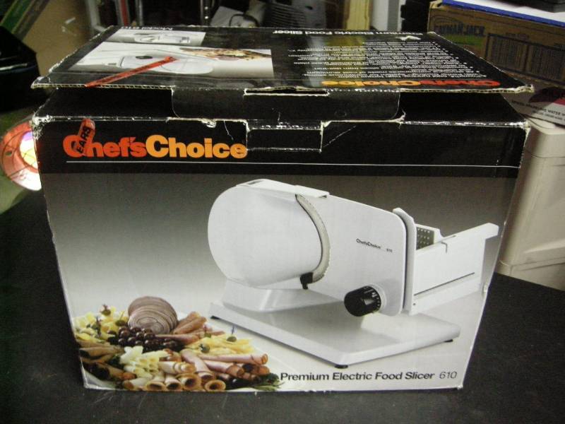 lot 75 image: Chefs Choice Premium Electric Food Slicer