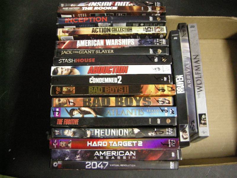 lot 89 image: 20 Action Movie DVDs