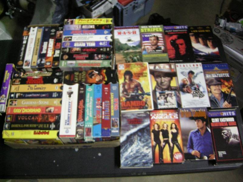 lot 96 image: Group Classic VHS Movies