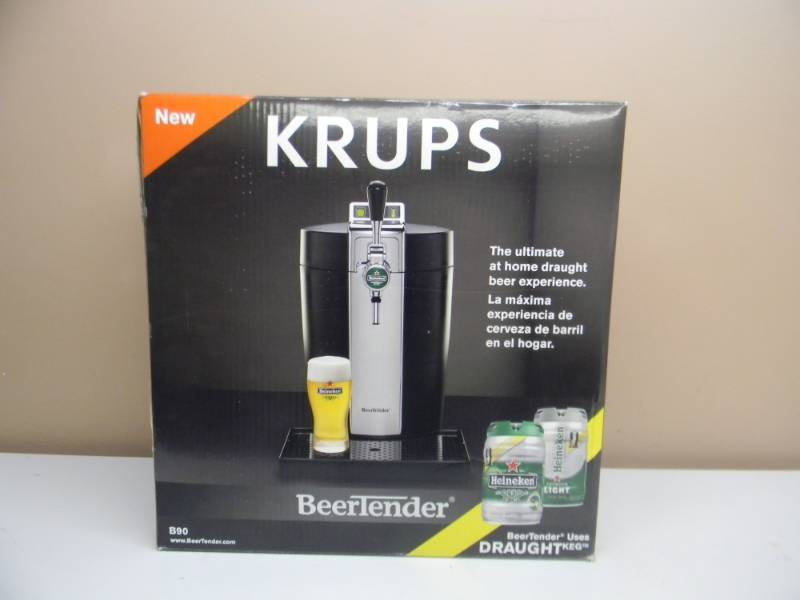 lot 13 image: NOS- NEW IN BOX - KRUPS BEER TENDER - RARE HEINEKEN BEER - SEE PICTURES