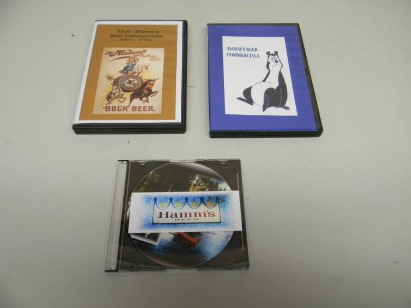 lot 44 image: HAMMS BEER COMMERCIALS ON DVD & CD  - VERY COOL OLD TIME COMMERCIALS - SEE PICTURES