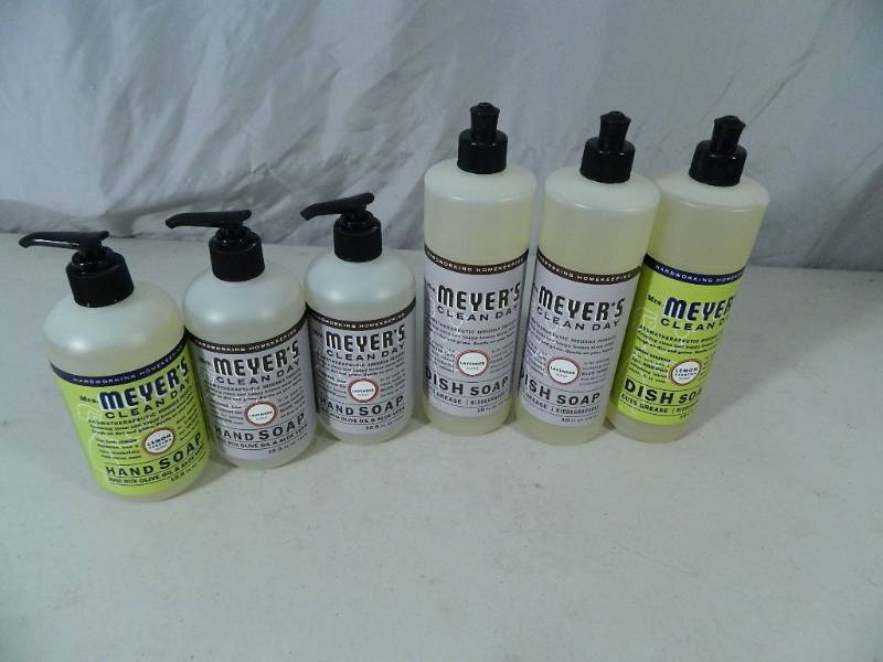 lot 36 image: 6 New Mrs. Meyers Soaps