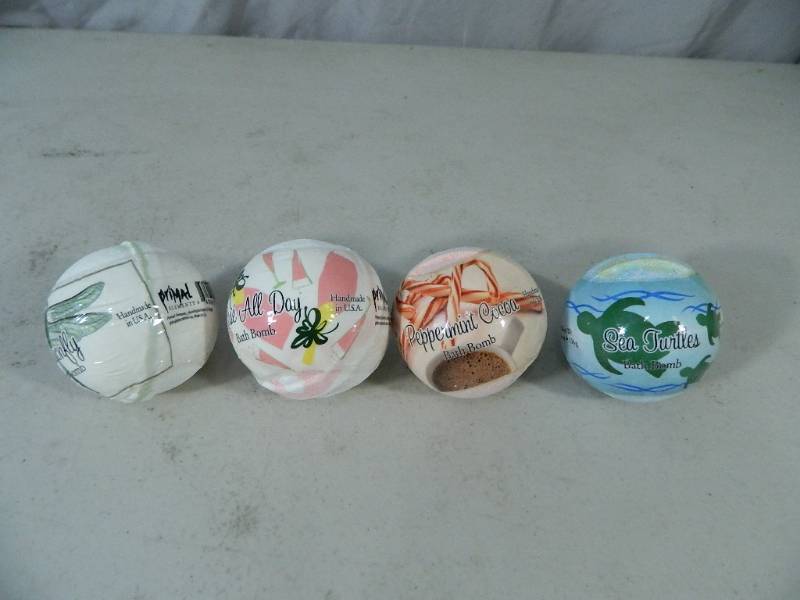 lot 57 image: 4 New Primal Elements Bath Bombs