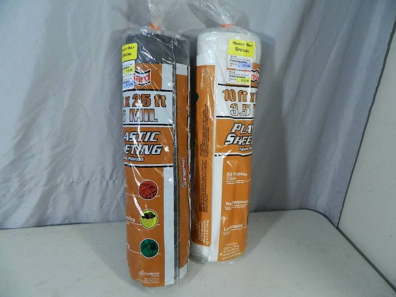 lot 69 image: 2 New Rolls of Polysheet