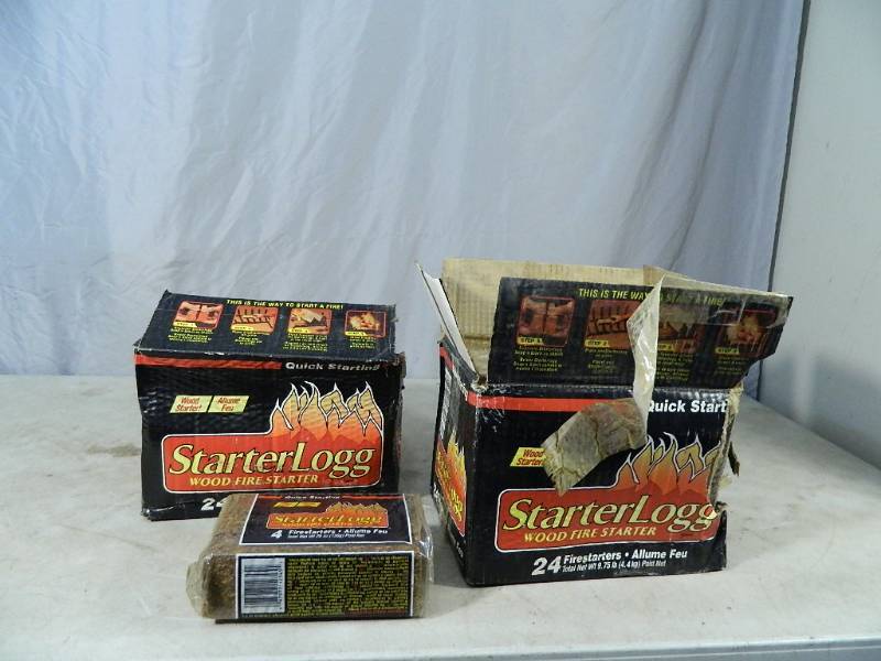 lot 146 image: 2 New Boxes of StarterLogg Fire Starters