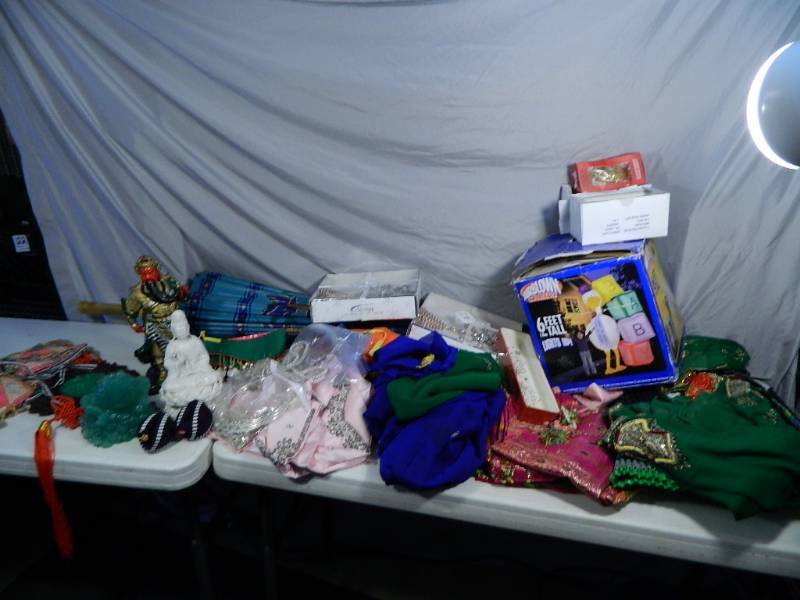 lot 171 image: Asian Dress Up, Decoration, Christmas Decor, etc