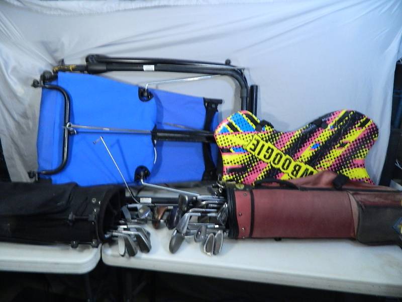 lot 175 image: Ab Lounge, Golf Clubs, Sled