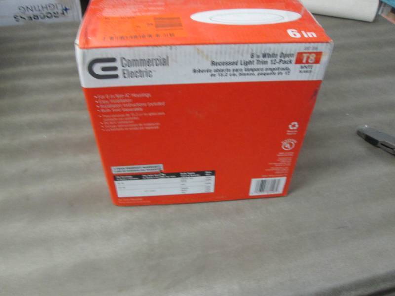 lot 228 image: Commercial Electric 6 inch R40 Whit...