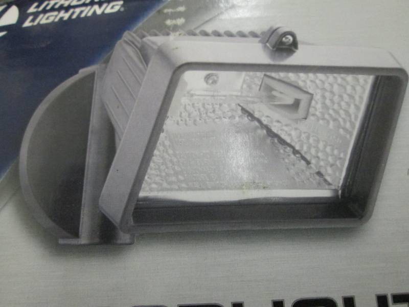 lot 207 image: Lithonia Lighting Lot of 2 150W Hal...