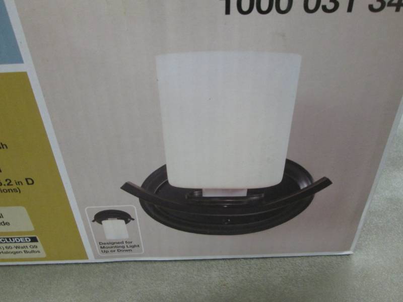 lot 38 image: Hampton Bay 1 Light Betton Fixture ...