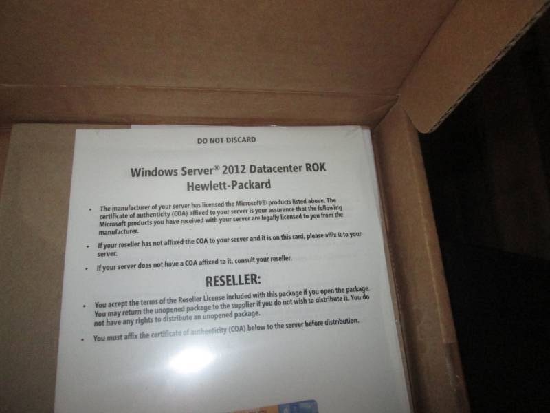 lot 253 image: windows server 2012 key code lisce...