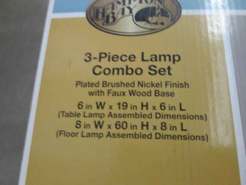 lot 230 image: Hampton Bay 60 in. Floor and 19 in....