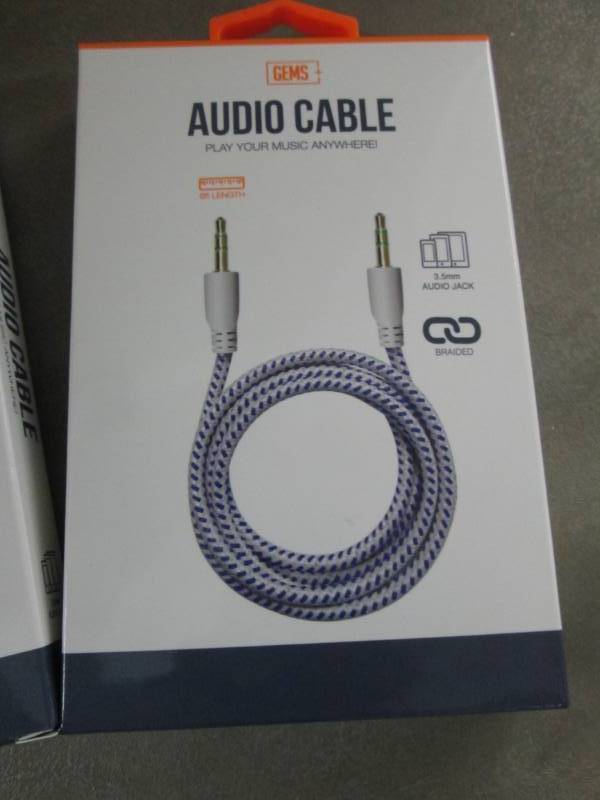 lot 73 image: Case of 48 Gems 6 ft Bright Blue Br...