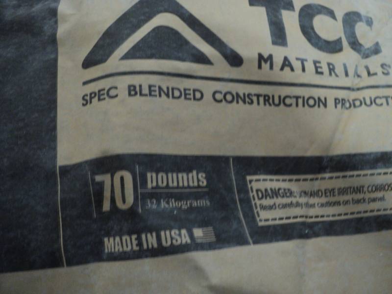 lot 132 image: 2 Bags Type N Masonry Cement each ...