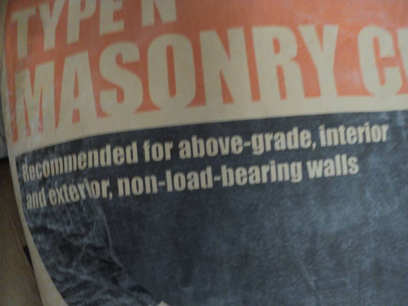 lot 135 image: 2 Bags Type N Masonry Cement each ...