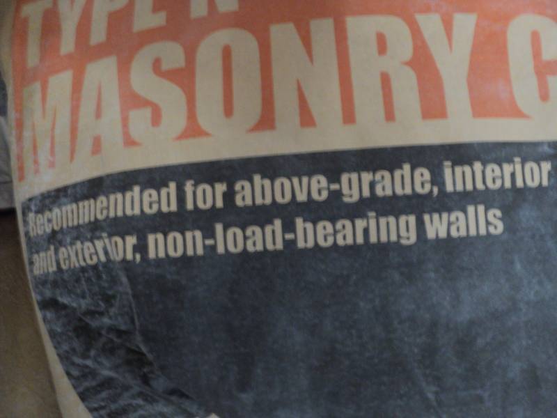 lot 139 image: 2 Bags Type N Masonry Cement each ...