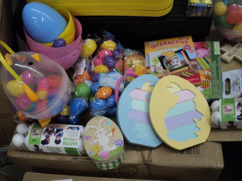 Huge box of Easter Supplies and D...