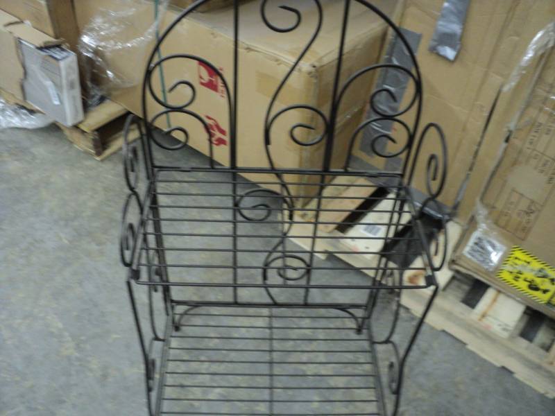 3 Shepards Hooks and Wire Stand...