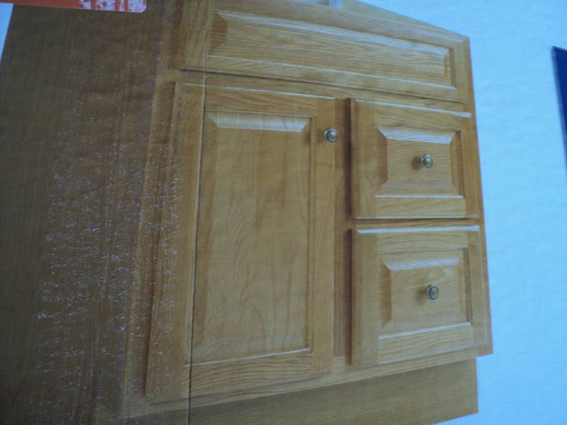 Gracier Bay Vanity Oak Hampton 30 ...
