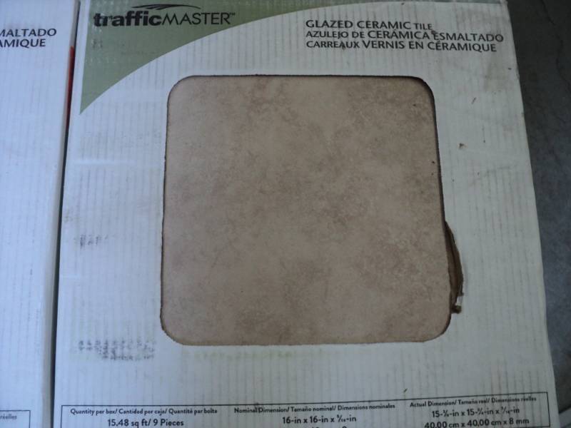 14 Cases Traffic Master Glazed Cera...