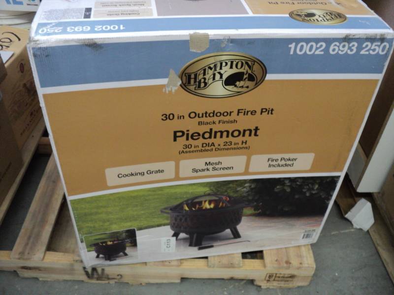 Hampton Bay 30 Outdoor Fire Pit Pi...