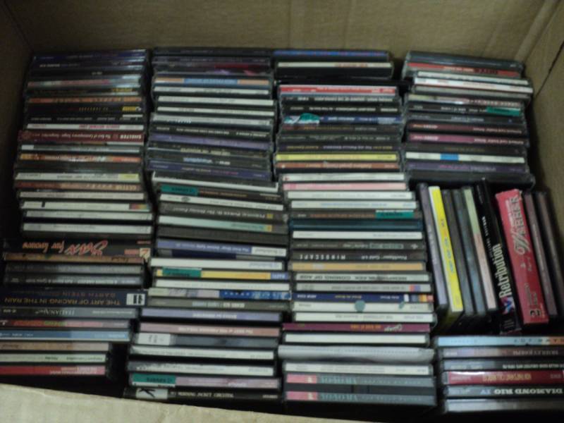 Box of 250 or more CDs and Audio B...