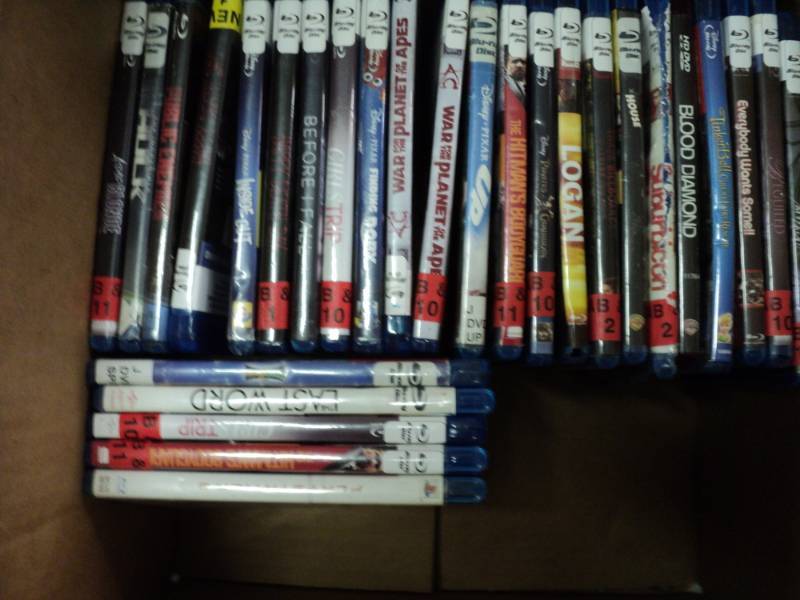 Box of 28 Blu-Ray DVDs...