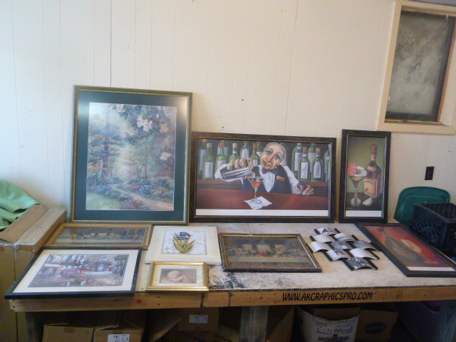 lot 57 image: 10 Pieces of Framed Artwork Prints