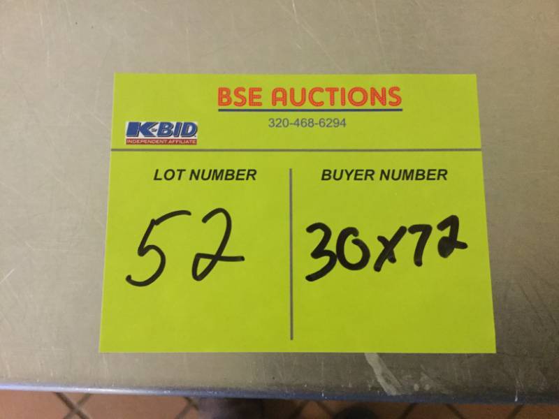 lot 52 image: Stainless Steel Counter