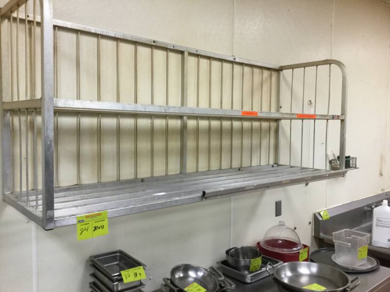 lot 84 image: Aluminum Shelf