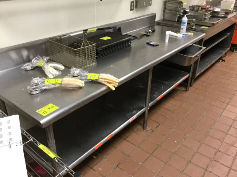 lot 92 image: Stainless Steel Table