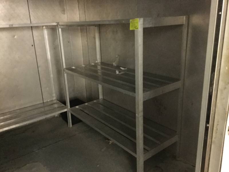 lot 103 image: Aluminum Shelving Units