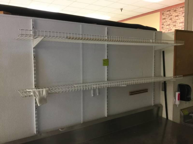lot 107 image: Wall shelving