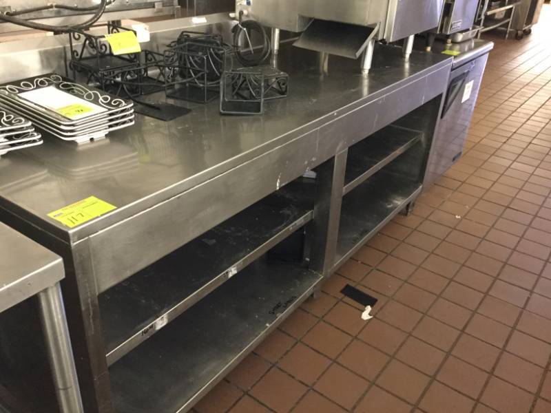 lot 117 image: Stainless Table