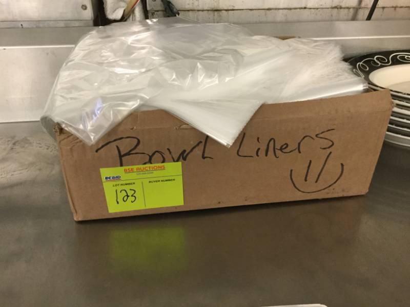 lot 123 image: Bowl Liners