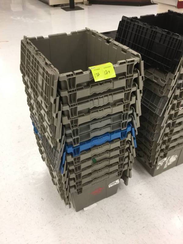 lot 172 image: Plastic Totes