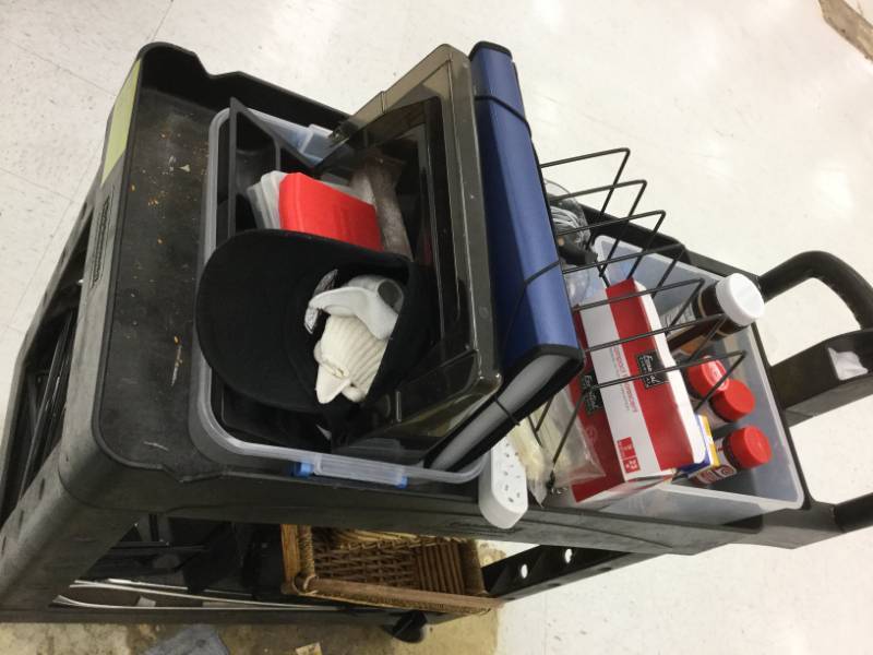 lot 191 image: Cart of Misc.