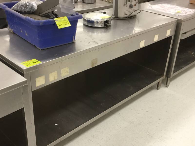 lot 200 image: Stainless Table